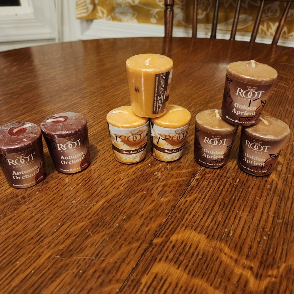 Root 20-Hour Votive‎ Candles Set of 8